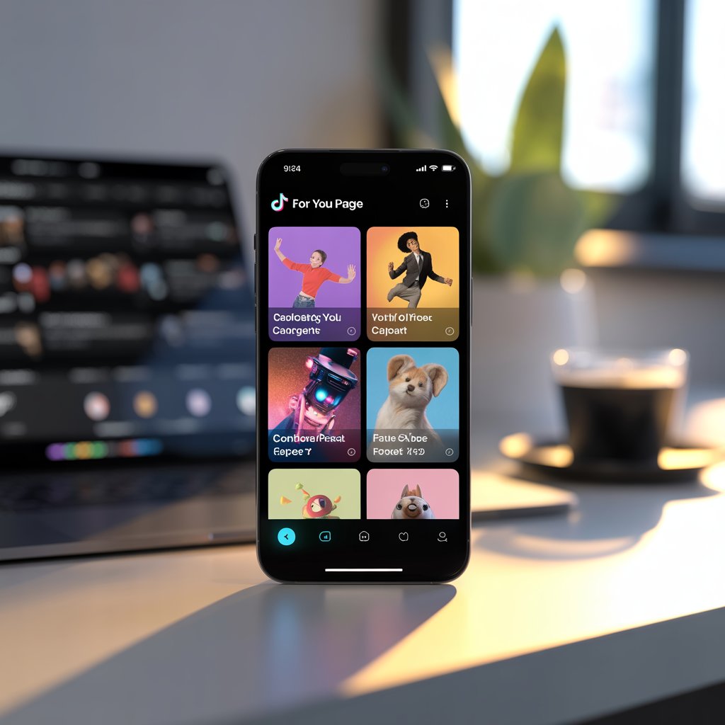 Are there specific editing styles that perform better on the FYP? 3 a photograph of a smartphone displaying HPL2SPEQR02i2B bdkDeHg 00d P5gySByz0occ0XYe3Q 1
