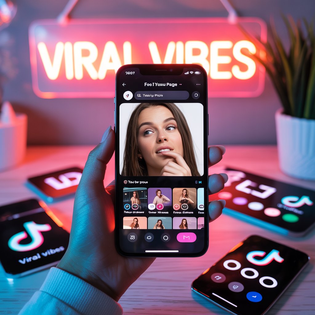 Are there specific editing styles that perform better on the FYP? 4 a photograph of a smartphone displaying PlJD6GBnQoCqg8idneNVhQ 00d P5gySByz0occ0XYe3Q