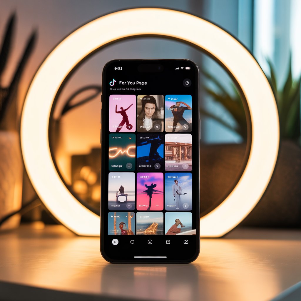 Are there specific editing styles that perform better on the FYP? 2 a photograph of a smartphone displaying vKhBsaW8TPWs83k9YbmxCg 00d P5gySByz0occ0XYe3Q
