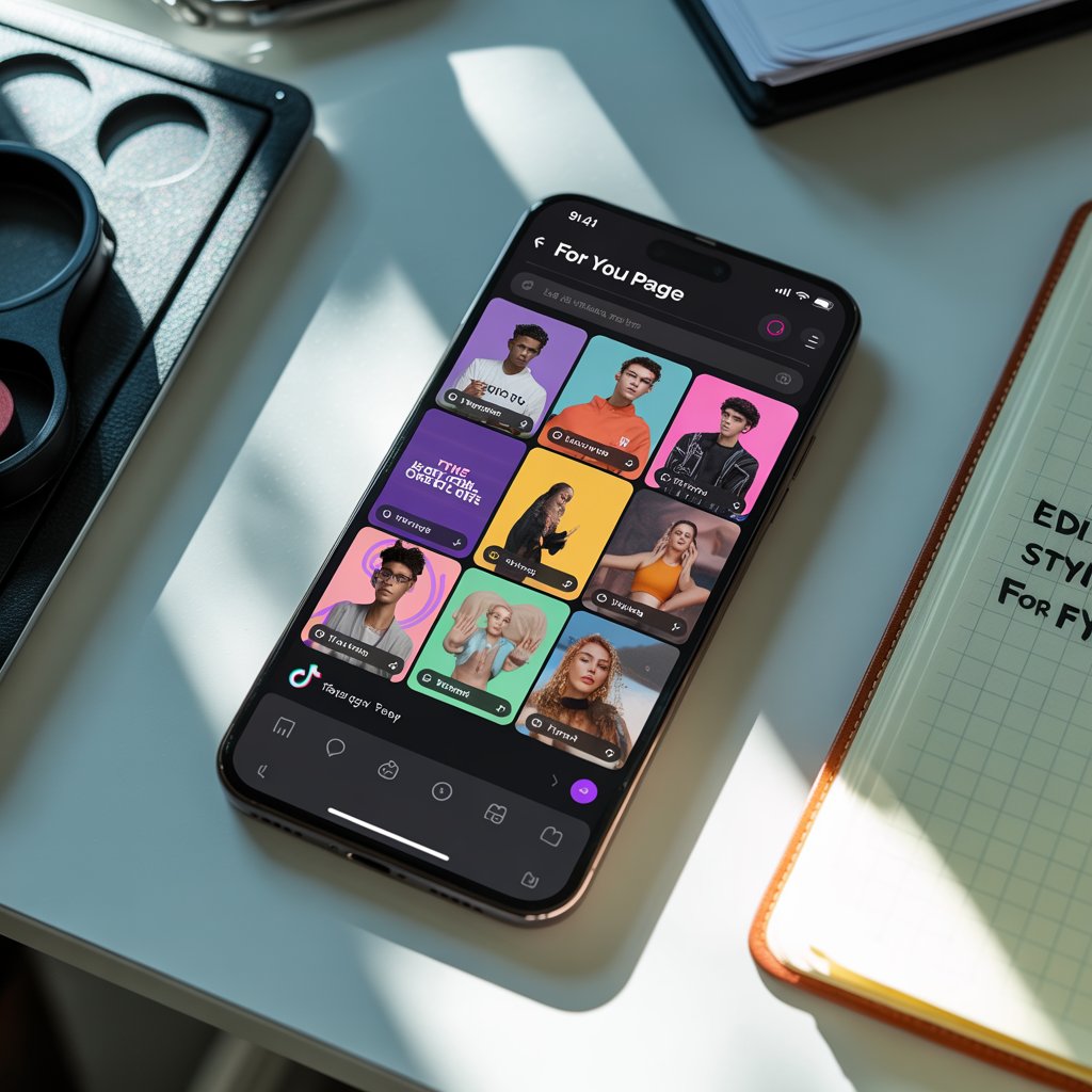 Are there specific editing styles that perform better on the FYP? 1 a photograph of a smartphone displaying zubK6FcYTJGqX4NxF2HsNw 00d P5gySByz0occ0XYe3Q 1